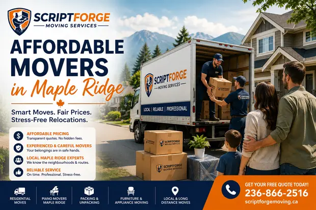 Affordable Movers in Maple Ridge: How to Move Smart Without Sacrificing Quality