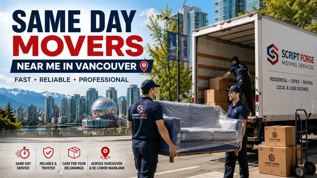 Same Day Movers Near Me in Vancouver: Fast and Reliable Moving Services